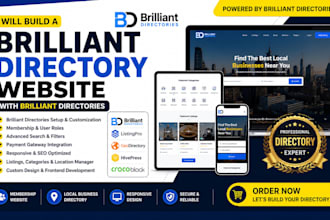 setup geodirectory website, brilliant directory, mylisting, directory website