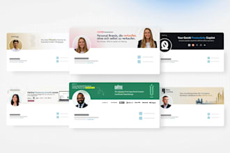 design a professional linkedin banner