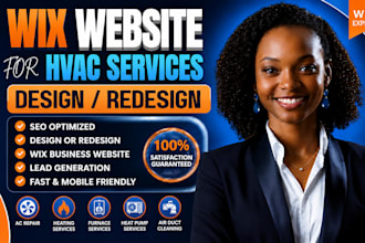 design hvac contractor website for heating and air conditioning companies