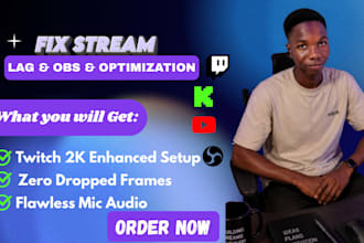 do twitch obs technical setup, fix stream lag, and optimize obs studio