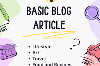 write art, lifestyle, food, travel and self improvement articles