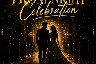 create promotional posters for concerts and music events