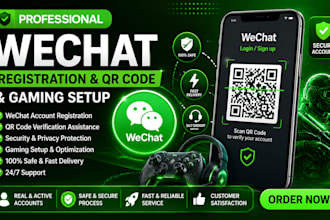 assist with wechat account registration support