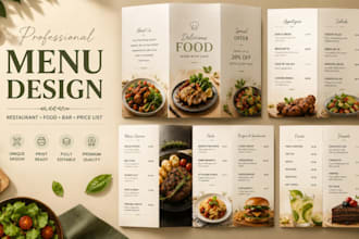 design best restaurant menu design and price list