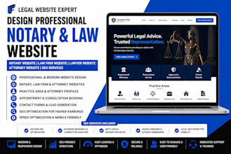 design notary website, law firm website, lawyer website, attorney website, SEO