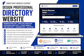 design brilliant directory, geodirectory website, mylisting, directory website