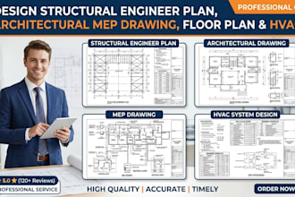 design structural engineer plan architectural mep drawing floor plan and hvac