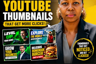 design eye catching youtube thumbnails that increase CTR