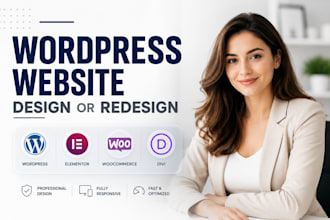 provide custom wordpress website design services
