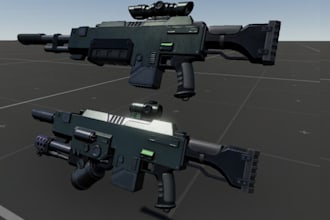 design vrchat avatar accessories unity game asset fbx 3d props weapon animation