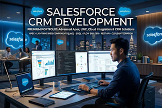 develop custom salesforce apex, lwc, and trigger solutions