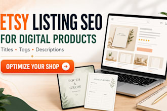 optimize etsy digital product listings with SEO