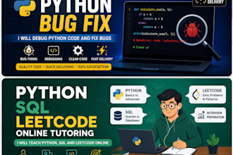 teach python and sql