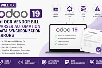 fix odoo 19 ai ocr vendor bill parser automation data synchronization errors