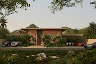 do a high quality 3d rendering wiith d5 render