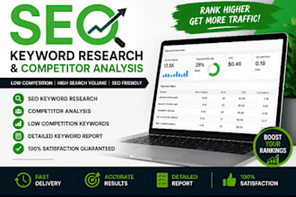 do SEO keyword research and competitor analysis