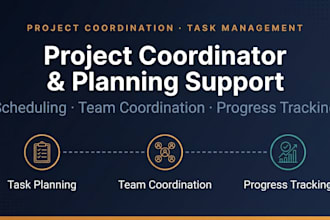 be your project coordinator for planning and task management