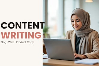 write SEO content, blog posts, and website articles