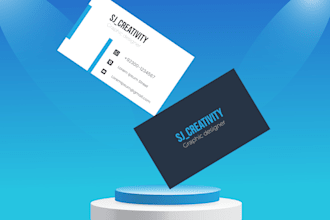 design a premium double sided business card for your business