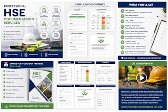 create professional hse documents, sops, and safety manuals
