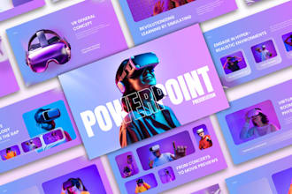 design a creative powerpoint, canva presentation and google slides