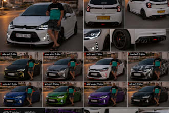 do professional graphic design and car wrapping or tuning