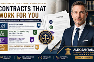 draft a US construction or field service subcontractor agreement