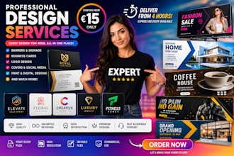 luxury logo, signage  business card design