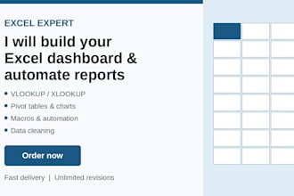excel data entry, vlookup and pivot table dashboard