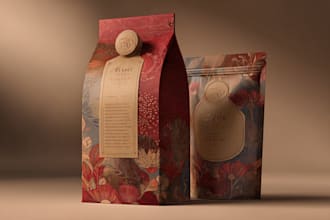design product packaging, label, box and tube