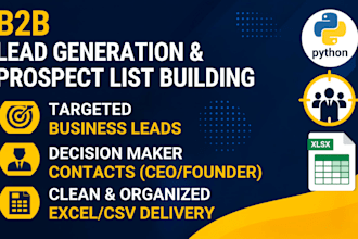 generate targeted b2b leads and business contact lists