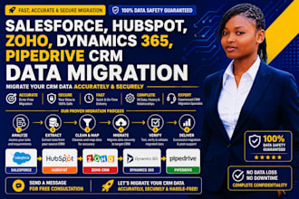 migrate data salesforce hubspot zoho dynamics 365 pipedrive crm data migration