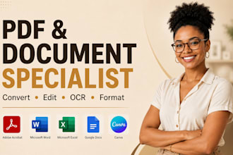 format, convert your business documents