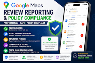 report google maps and remove business reviews for violation