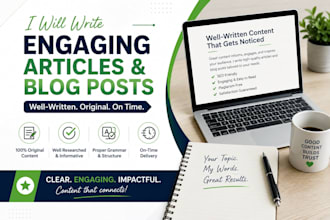 write clear and engaging english content