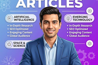 be your ai article writer, technology and science blog post writer