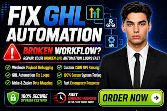 fix gohighlevel workflows, ghl automation, and setup CRM API webhooks