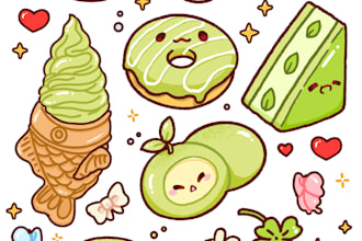 create cute custom sticker sheets for print