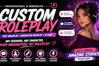 do custom text roleplay for any character