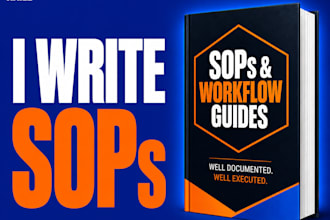 write professional sops and business process documentation