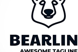 design a luxury geometric or a line art logo
