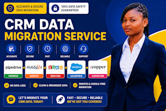 migrate data pipedrive hubspot zoho salesforce copper crm data migration service