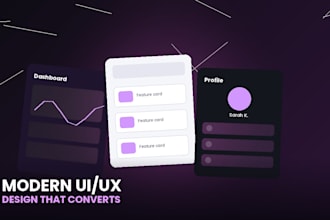 design a modern and clean UI UX for your website or app