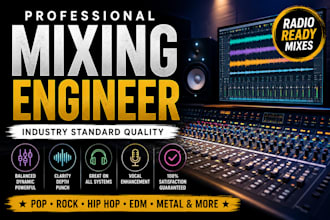 professionally mix your song as an experienced mixing engineer