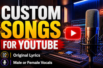 create a custom ai song with original lyrics for your youtube channel