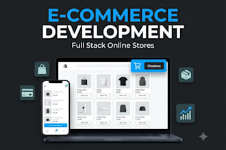 build a full stack ecommerce store with cart and checkout