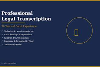 accurately transcribe your legal audio and court recordings