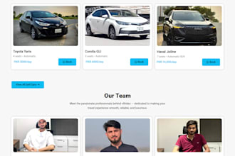 build a modern responsive limo website