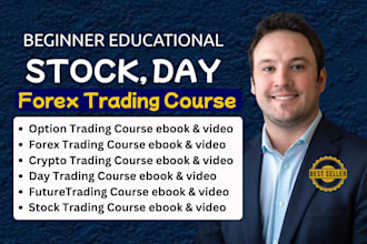 create stock market trading course content, day trading ebook, video course,