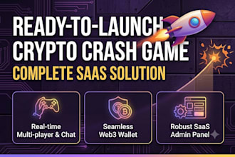 build a crypto crash game website like bc game